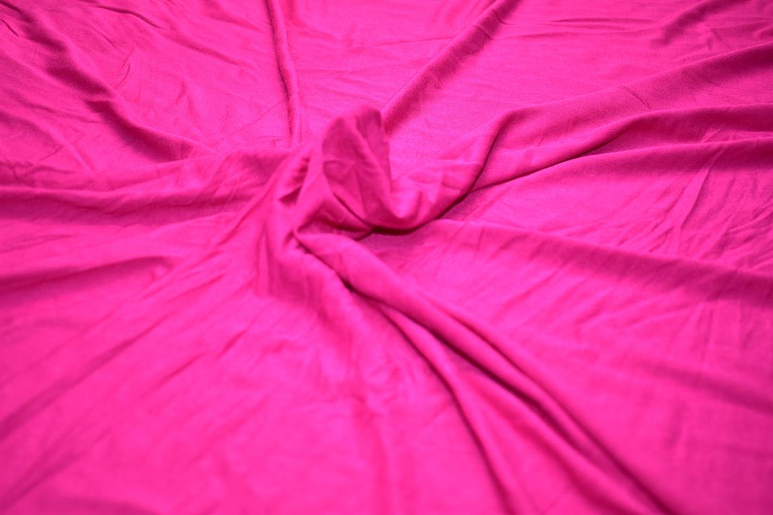 Cerise Plain Polyester Jersey Fabric