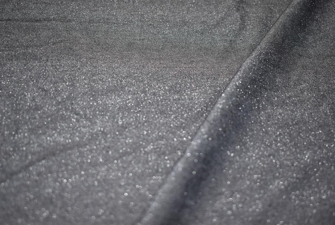 Dark Grey Plain Polyester Jersey Fabric