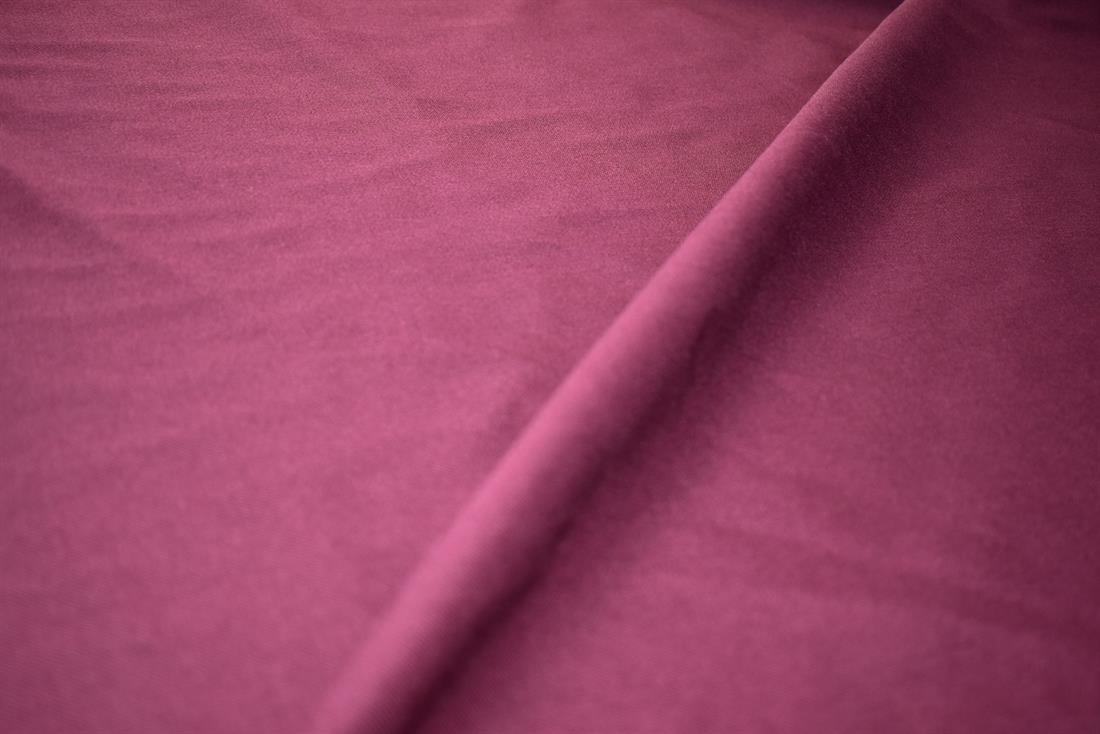Wine Plain Polyester Fabric