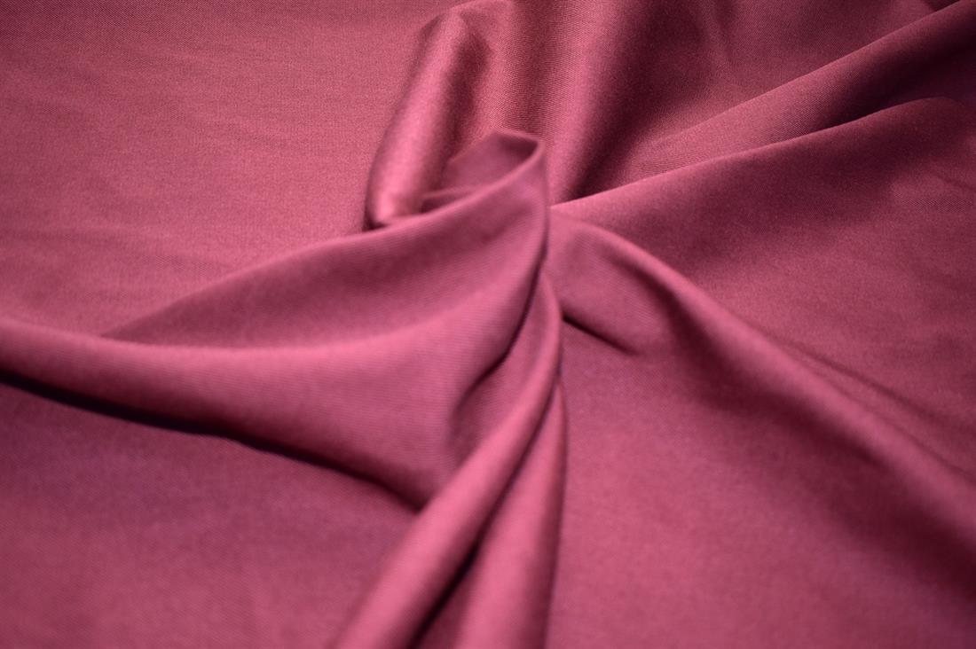 Wine Plain Polyester Fabric