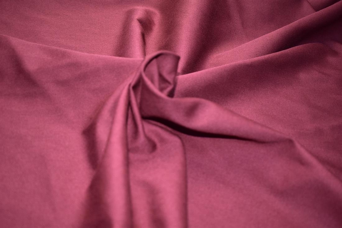 Wine Plain Polyester Fabric