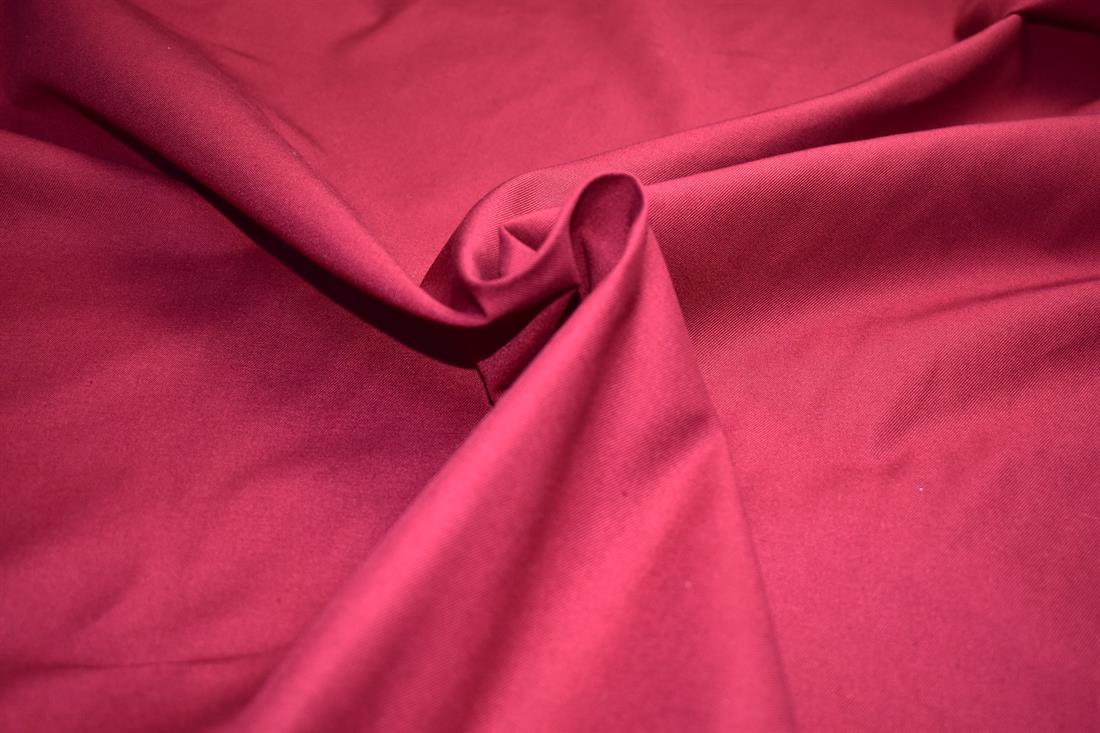 Wine Plain Polyester Fabric