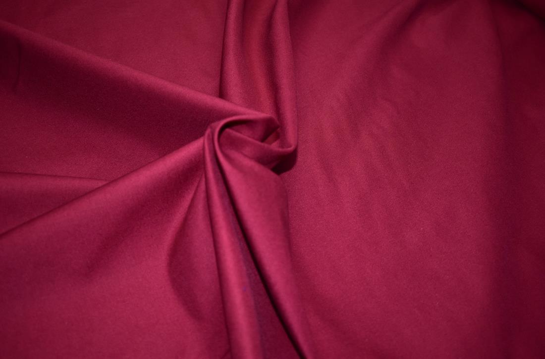 Wine Plain Polyester Fabric