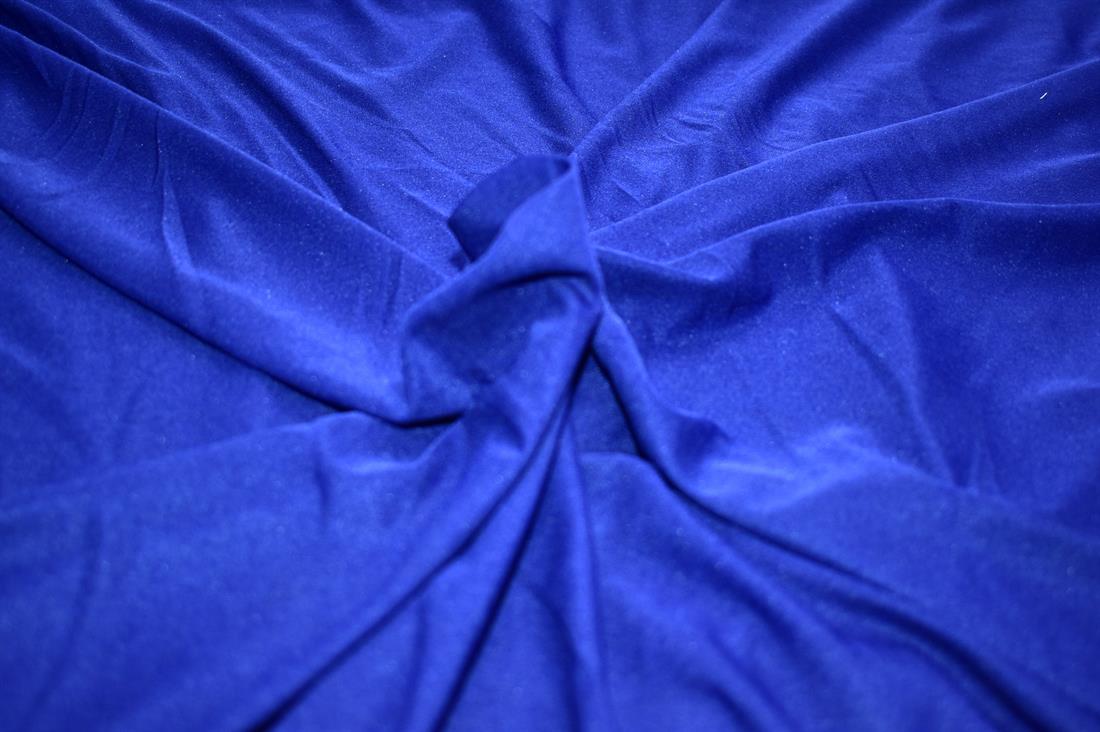 Navy Plain Polyester Mesh Jersey Fabric