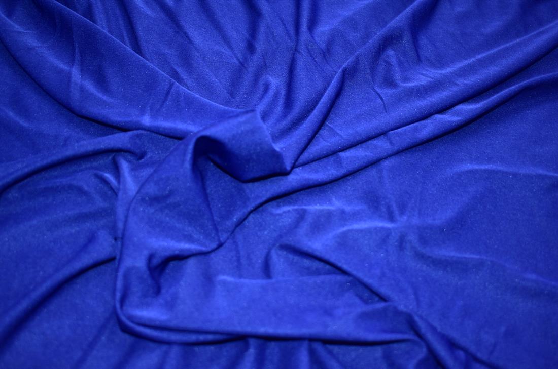 Navy Plain Polyester Mesh Jersey Fabric