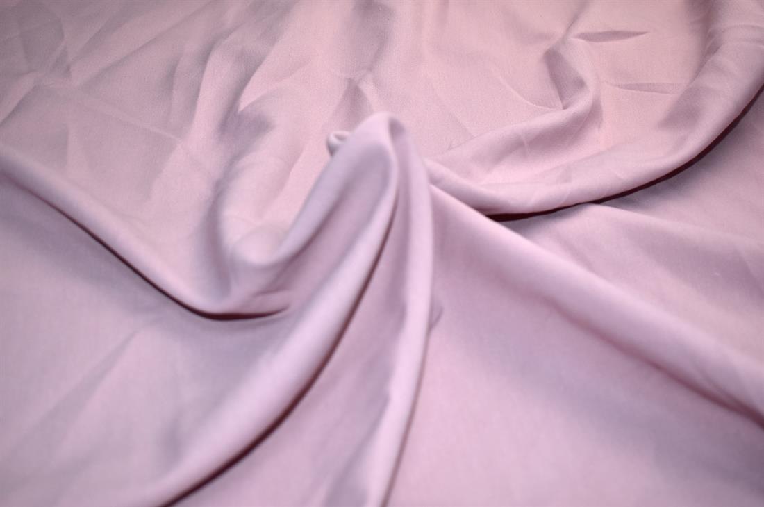 Dusky Pink Plain Polyester Fabric