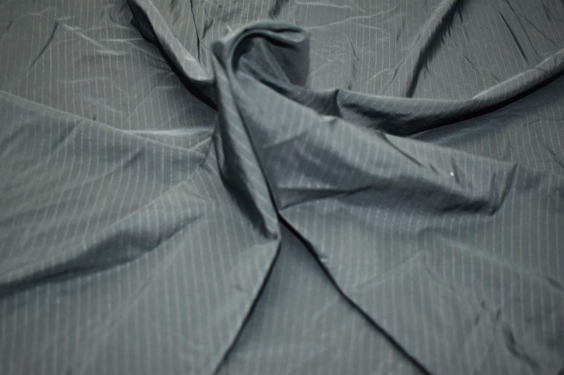 Dark Sage Strips Polyester Light RipStop Fabic Fabric