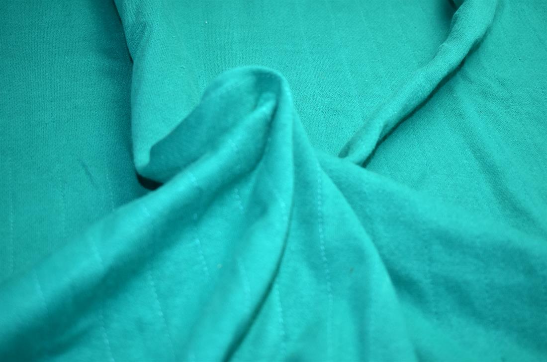 Turqouise Plain Polyester Jersey Fabric