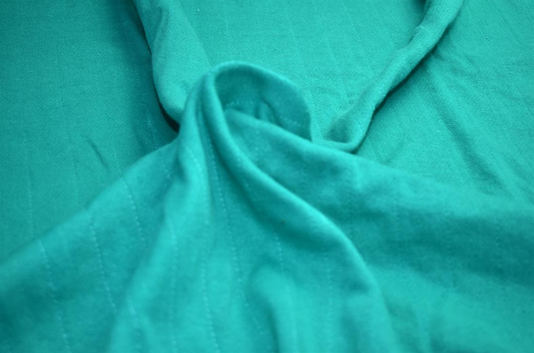 Turqouise Plain Polyester Jersey Fabric