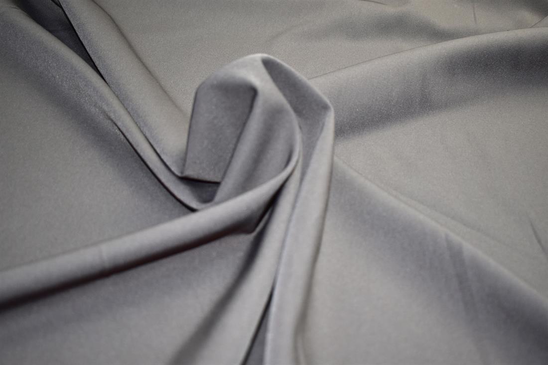 Grey Plain Polyester Fabric