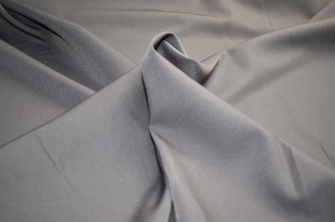 Grey Plain Polyester Fabric