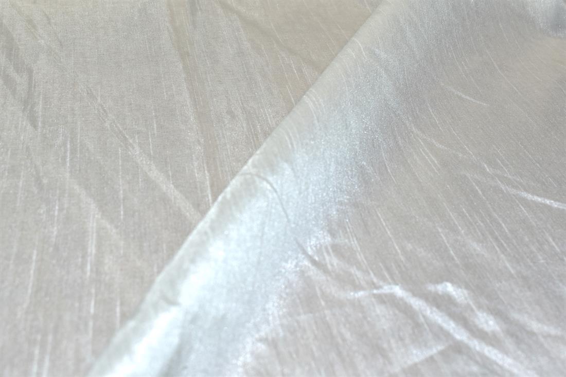 Cream Plain Light Polyester Fabric