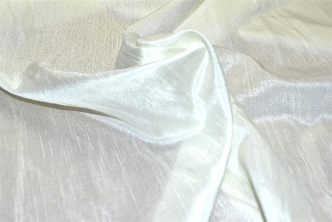 Cream Plain Light Polyester Fabric