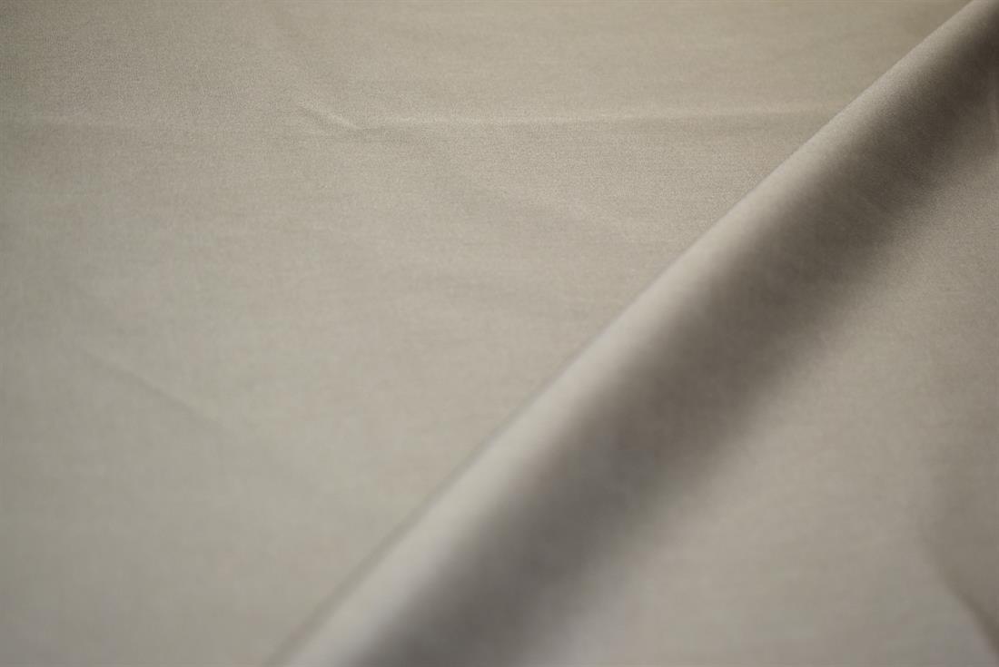 Beige Plain Polyester Fabric