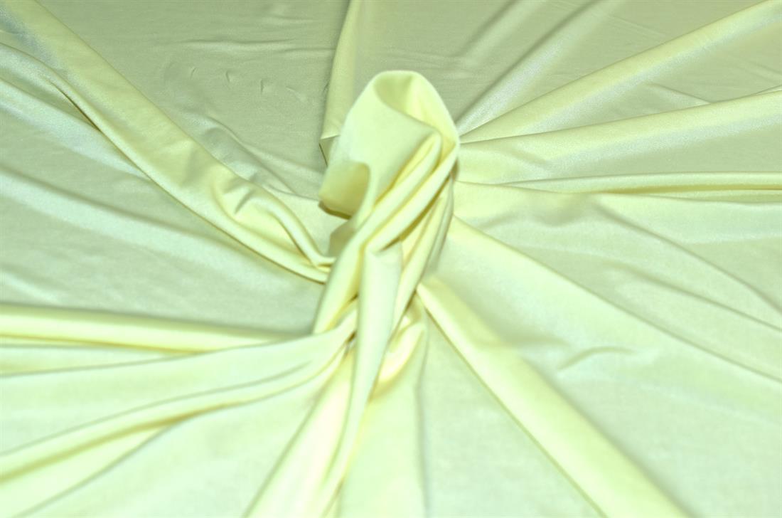Yellow Plain Polyester Jersey Fabric