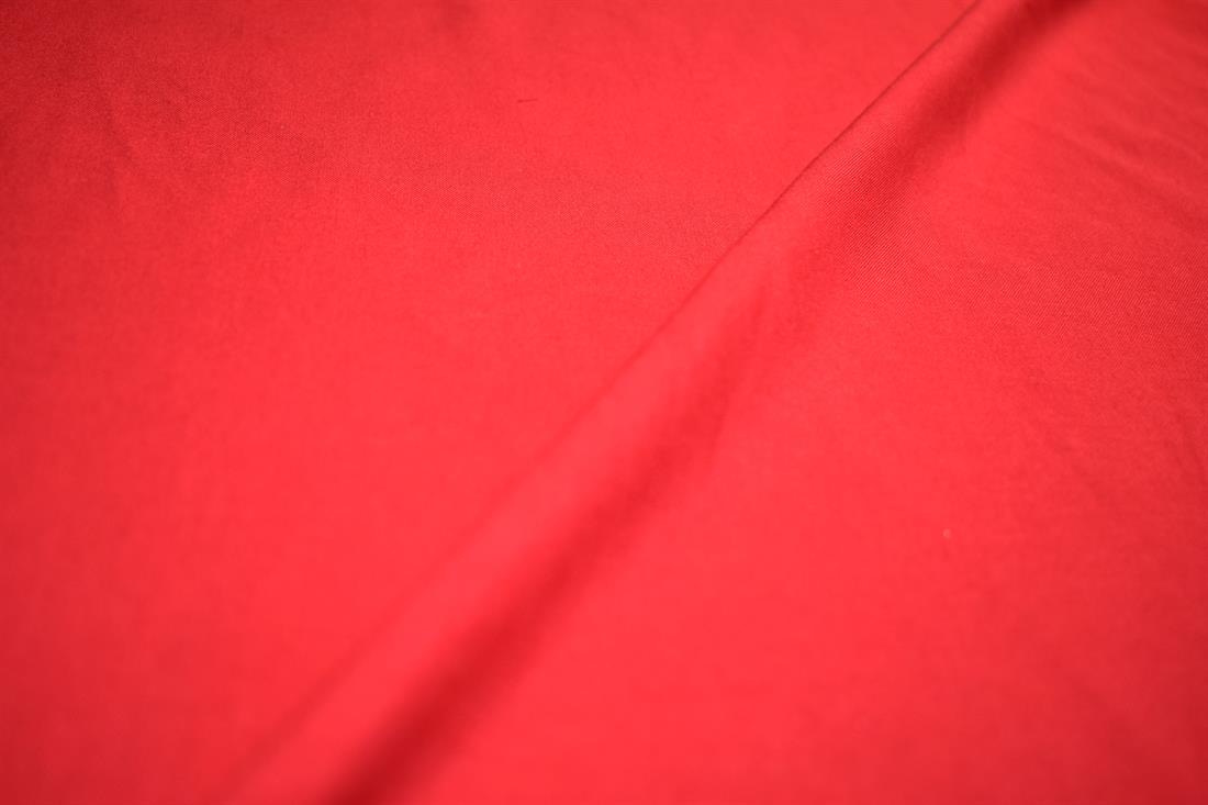 Red Plain Polyester Fabric