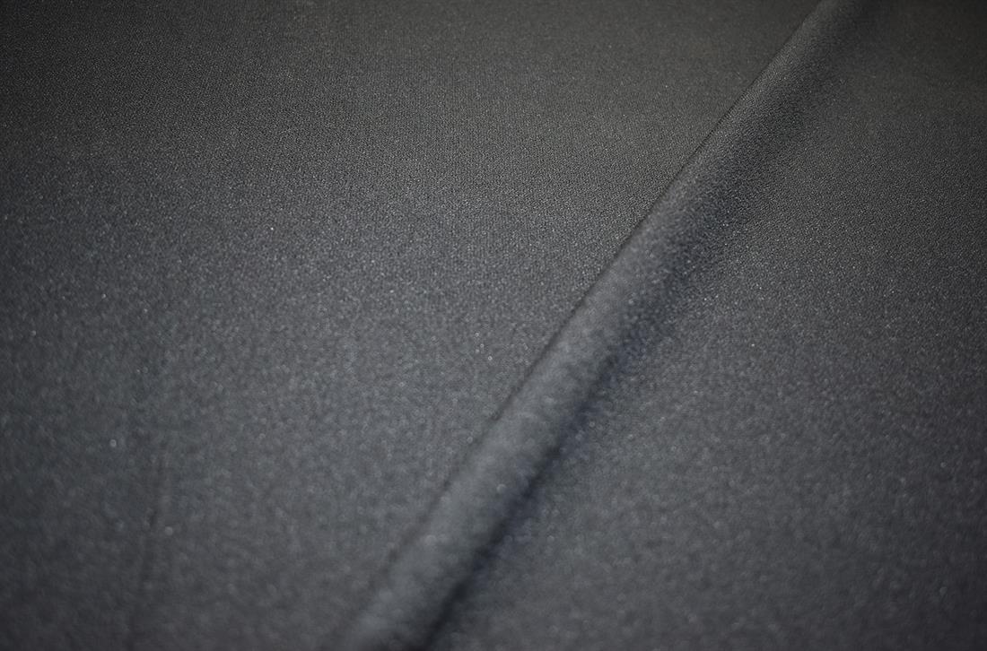 Black Plain Polyester Fabric