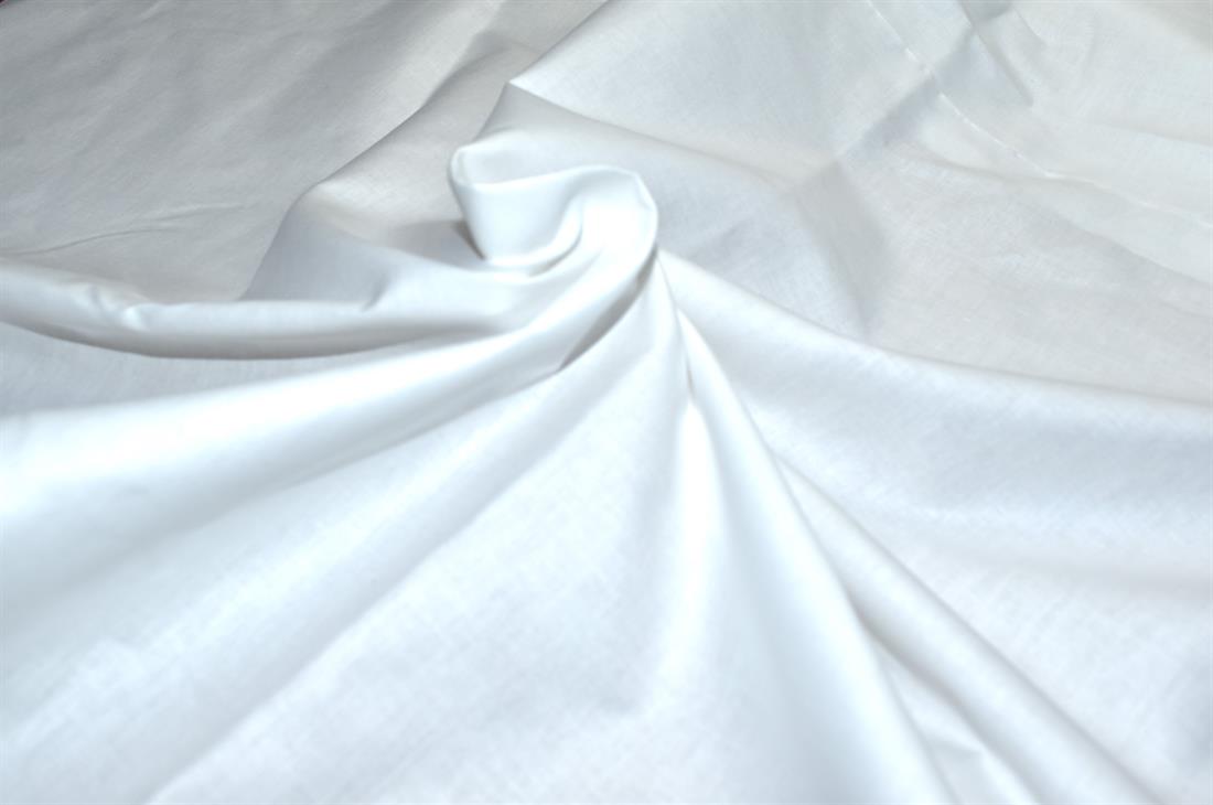 White Plain Polyester Fabric