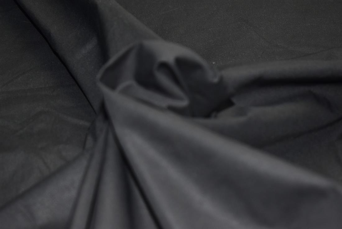 Black Plain Polyester Fabric