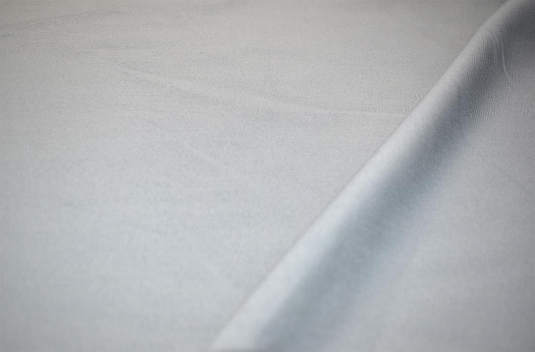 Silver & Grey Plain Polyester Fabric