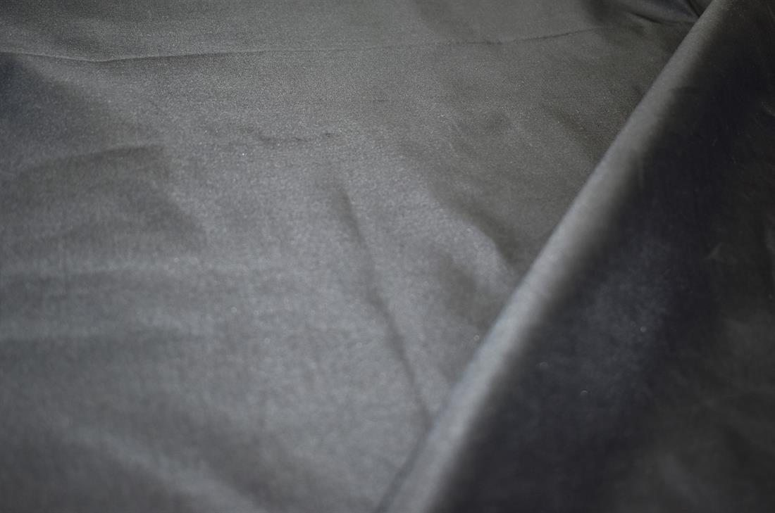 Black Plain Light Polyester Fabric