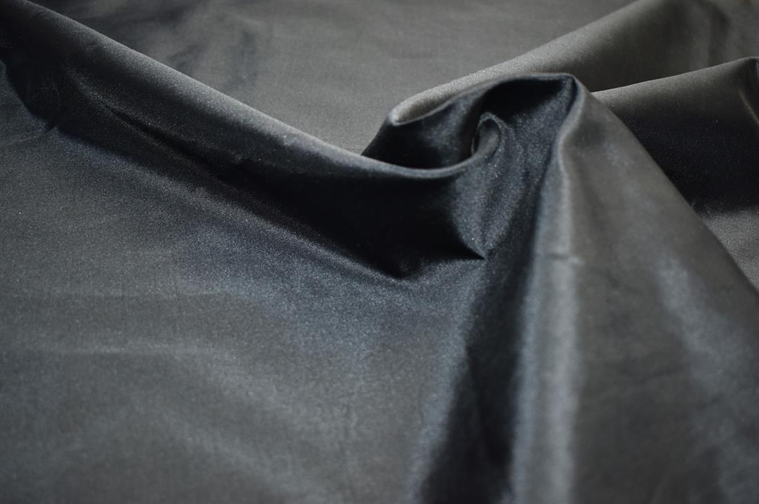 Black Plain Light Polyester Fabric