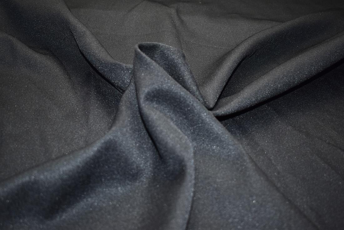 Black Plain Polyester Fabric
