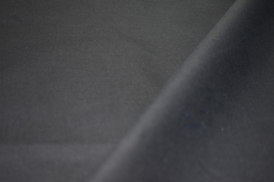 Black Plain Polyester Soft Stretch Suede Fabric
