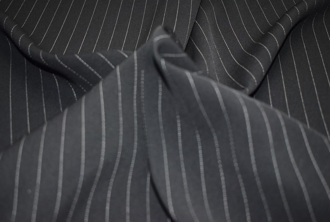 Black Plain Polyester Fabric