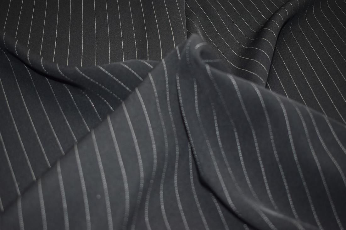 Black Plain Polyester Fabric