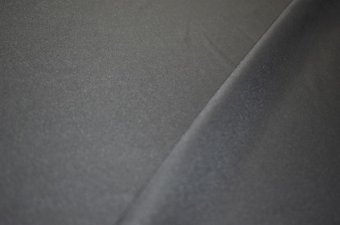 Charcoal Plain Light Polyester Fabric