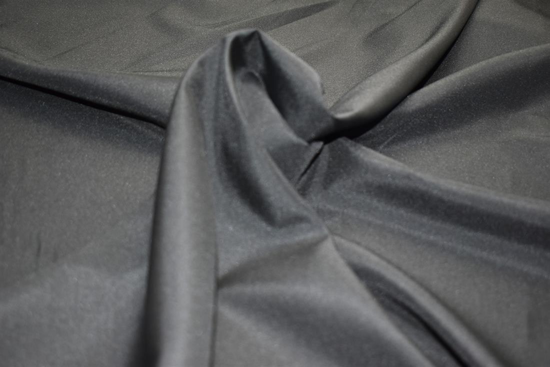 Charcoal Plain Light Polyester Fabric