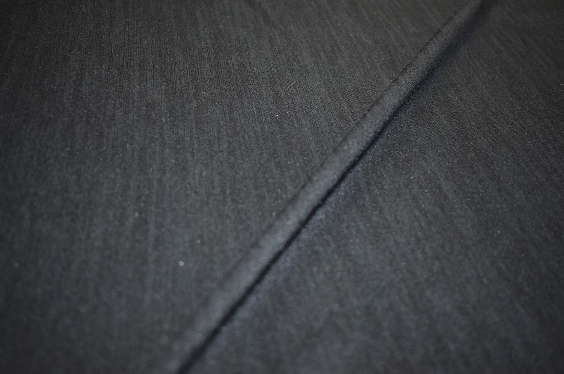 Black Plain Polyester Jersey Fabric