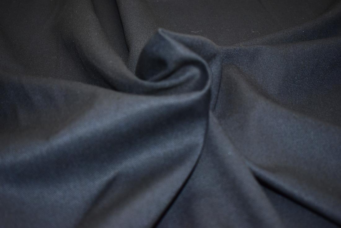 Navy Plain Polyester Fabric