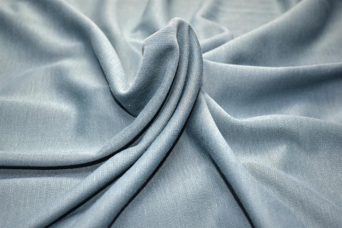 Denim Plain Polyester Jersey Fabric