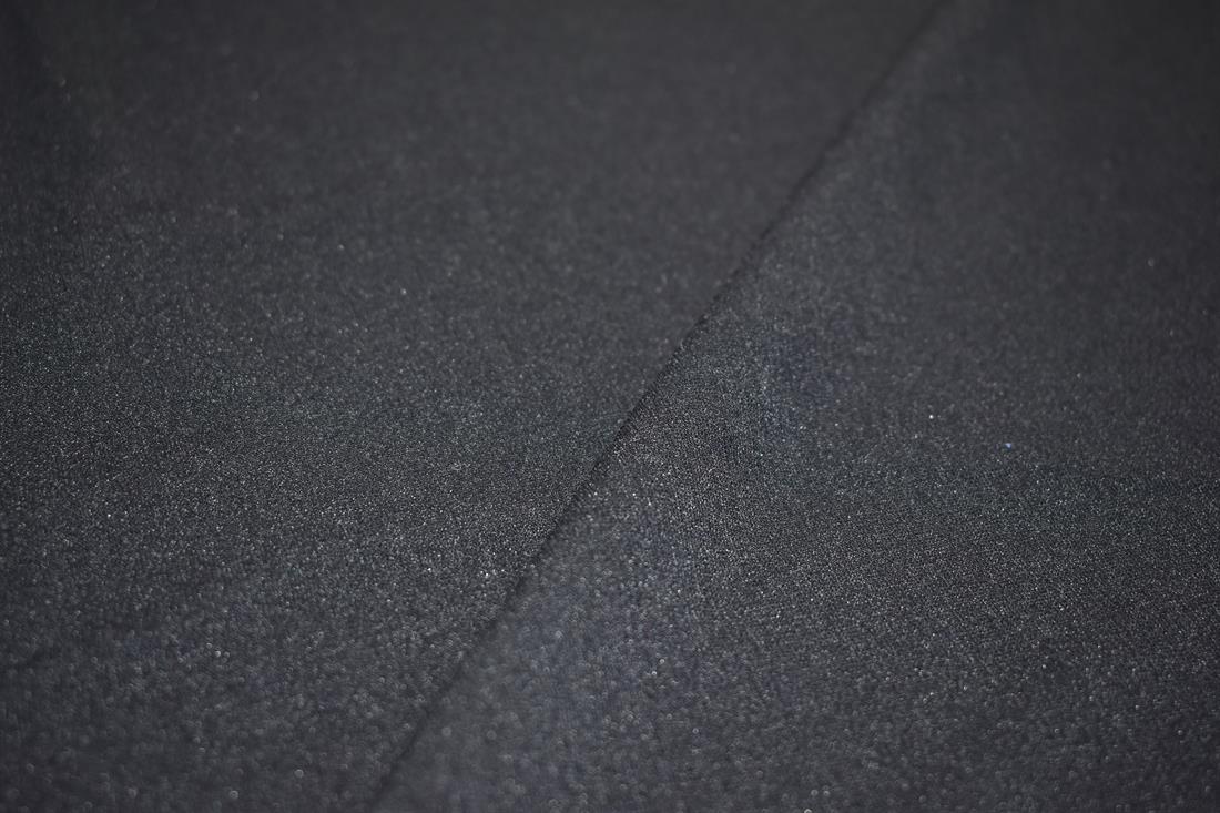 Black Plain Polyester Jersey Fabric
