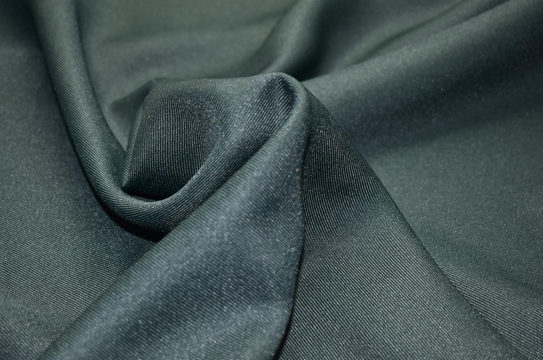 Bottle Green Plain Polyester Fabric