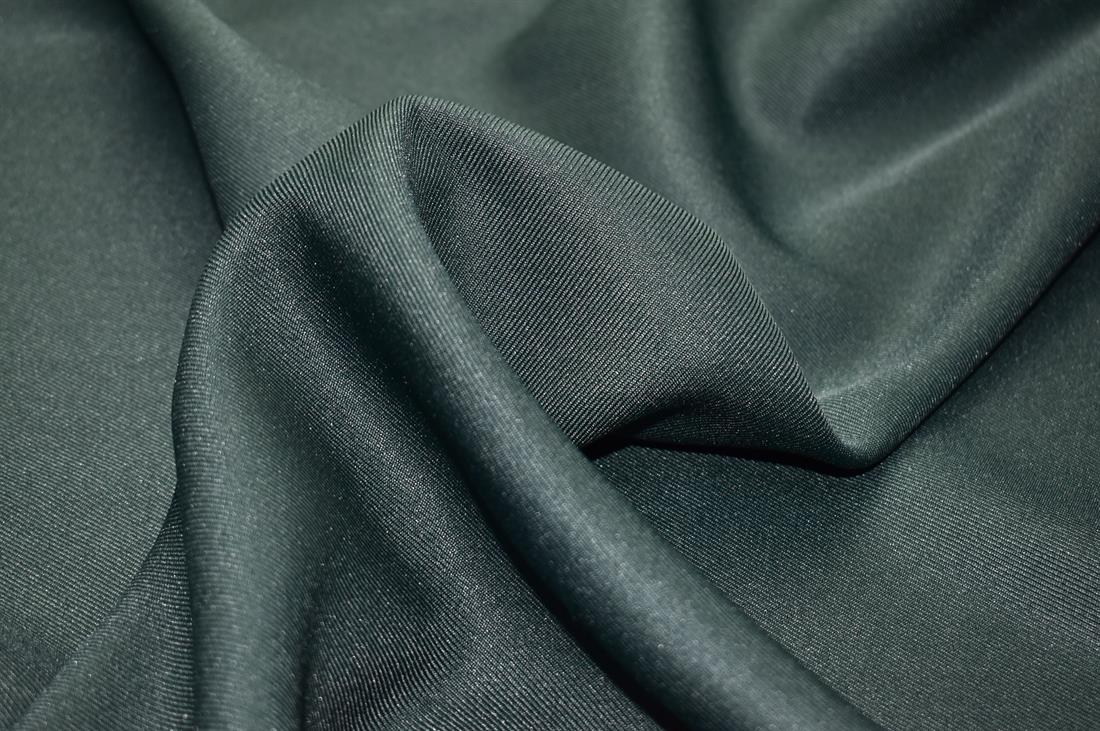 Bottle Green Plain Polyester Fabric