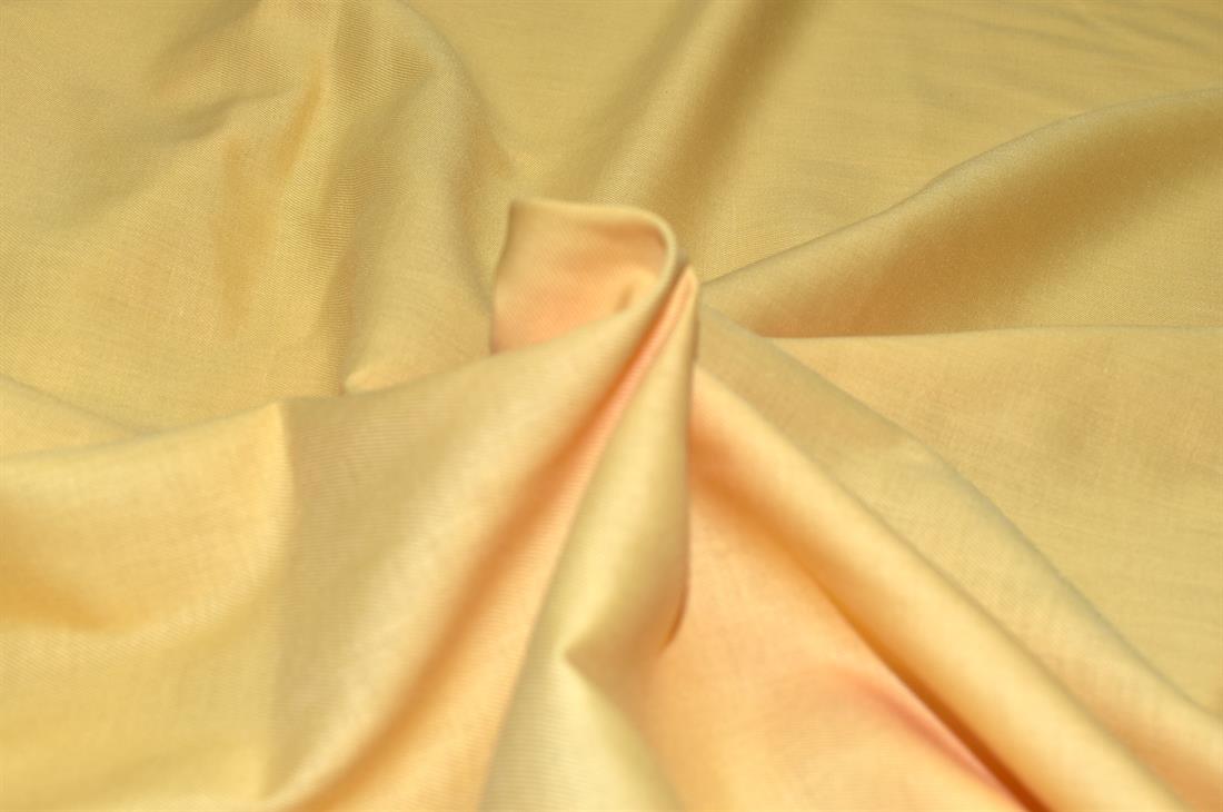 Buttermilk Plain Light Polyester Fabric