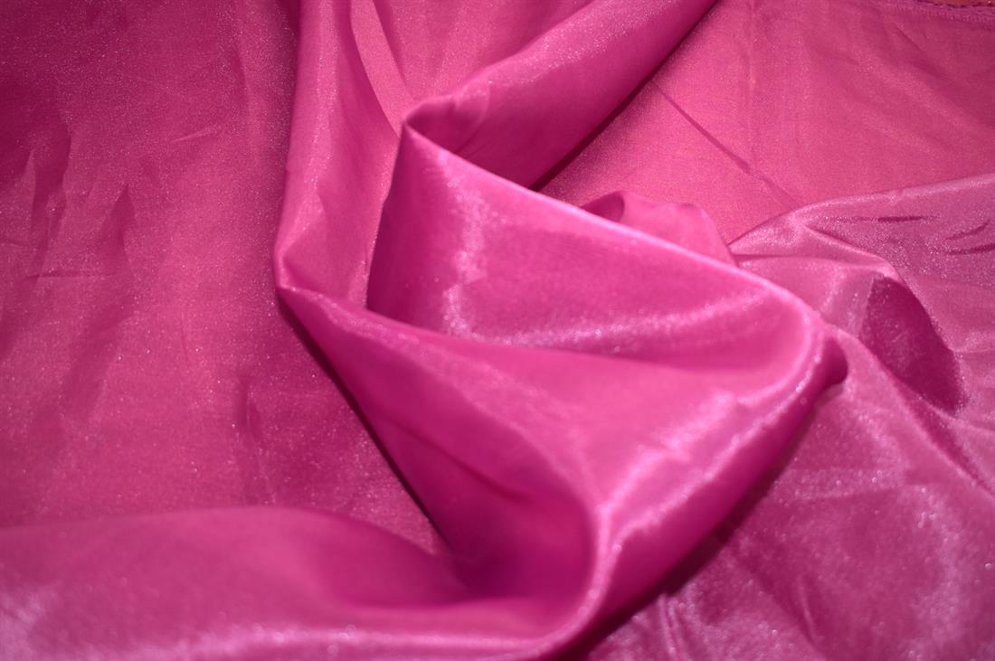 Majenta Plain Polyester Organze Fabric