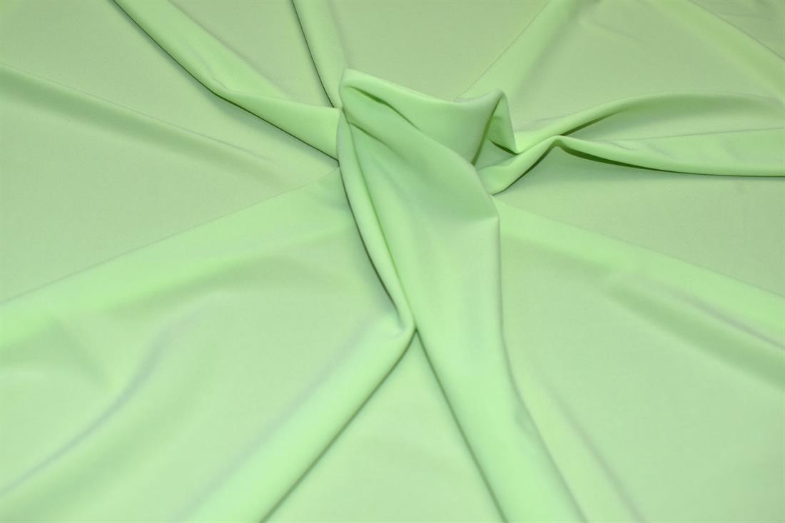 Lime Plain Polyester Jersey Fabric