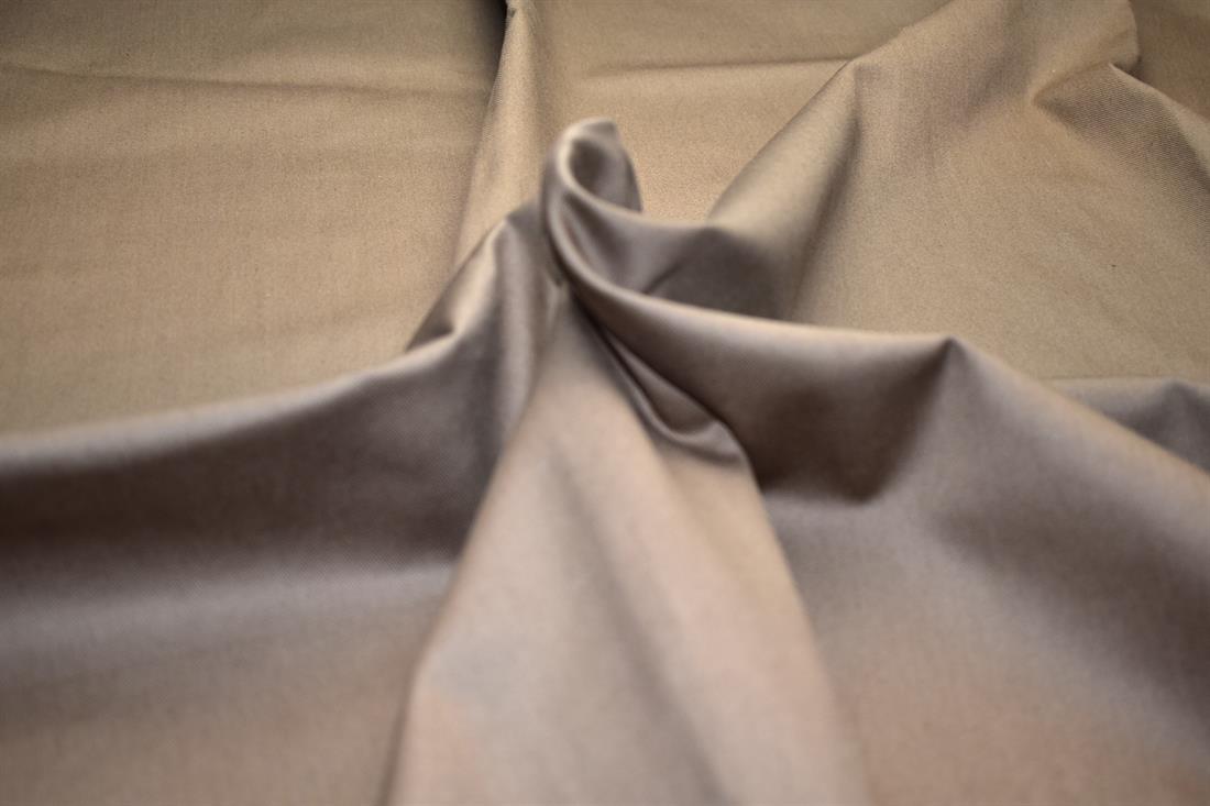 Brown Plain Polyester Fabric