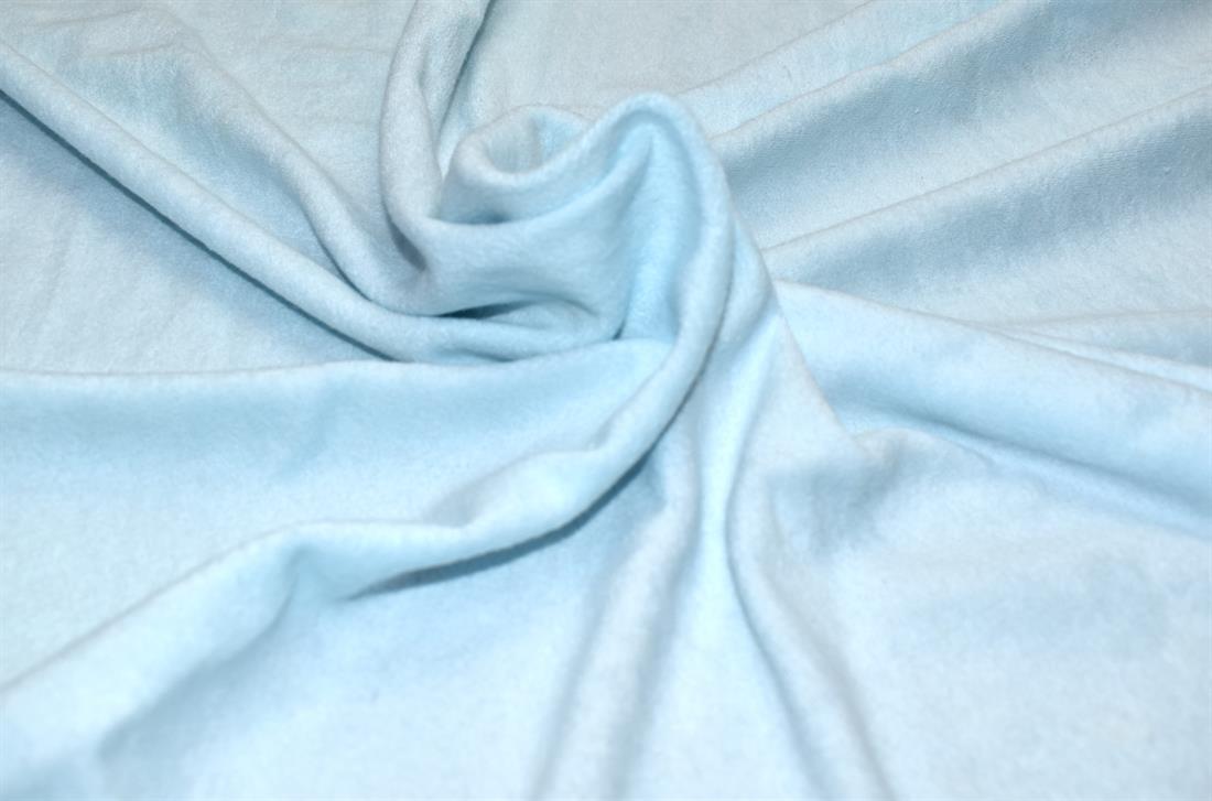 Baby Blue Plain Polyester Jersey Fabric