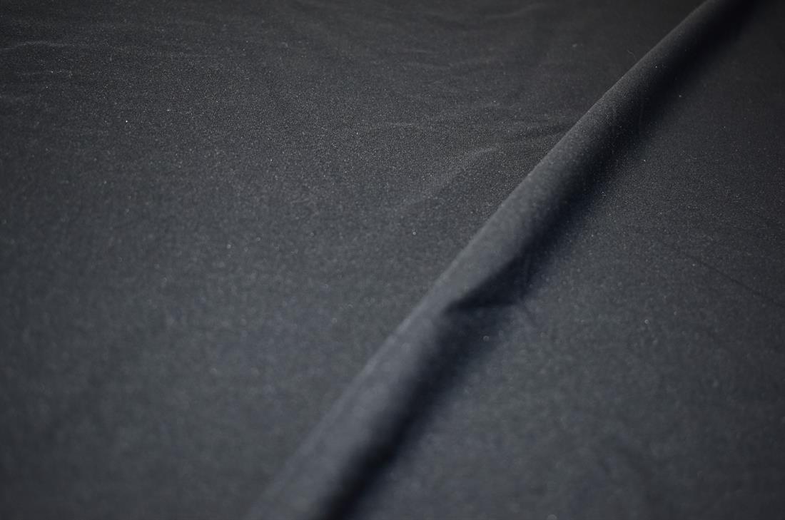 Black Plain Polyester Light Jersey Fabric