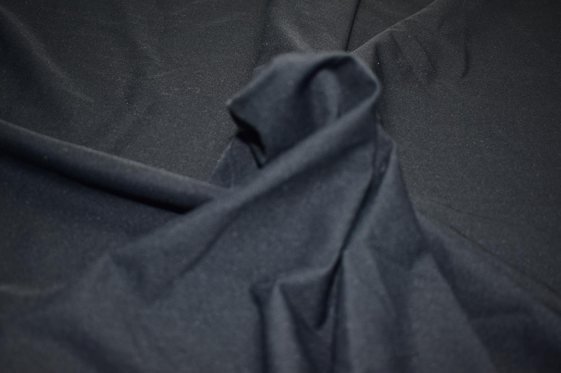 Black Plain Polyester Light Jersey Fabric
