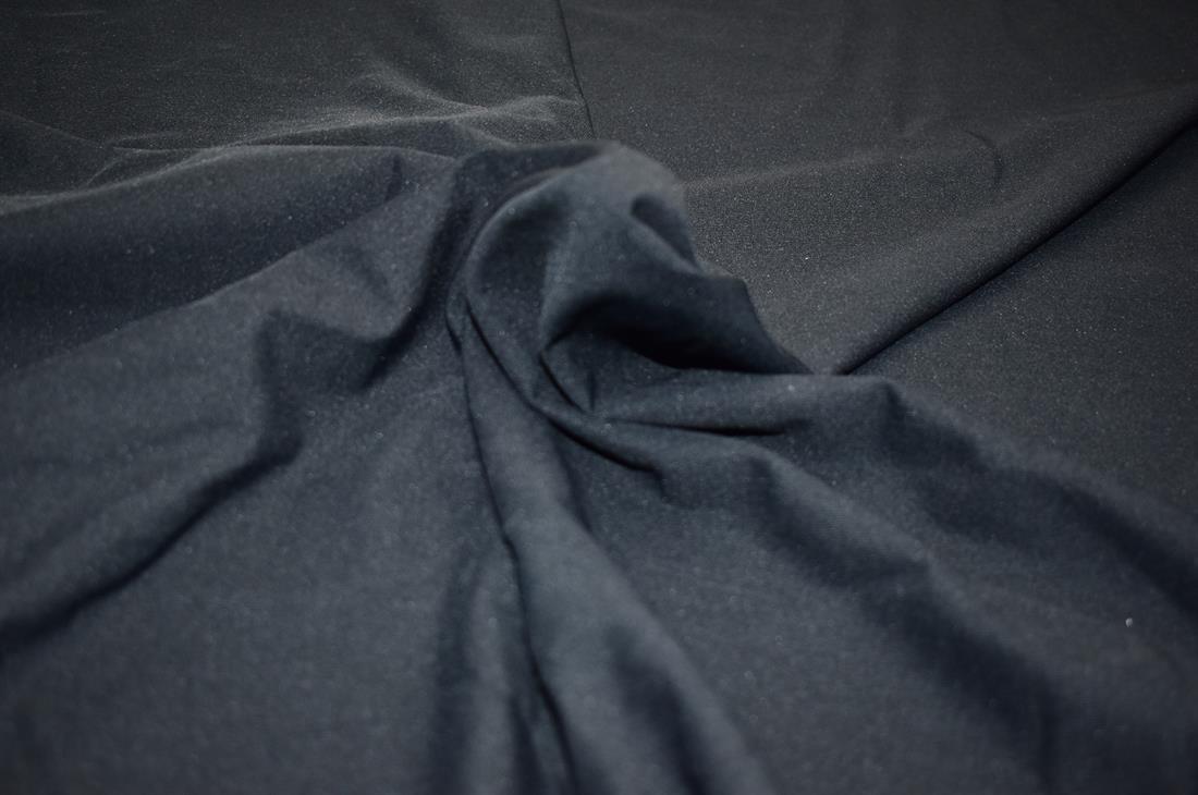 Black Plain Polyester Light Jersey Fabric