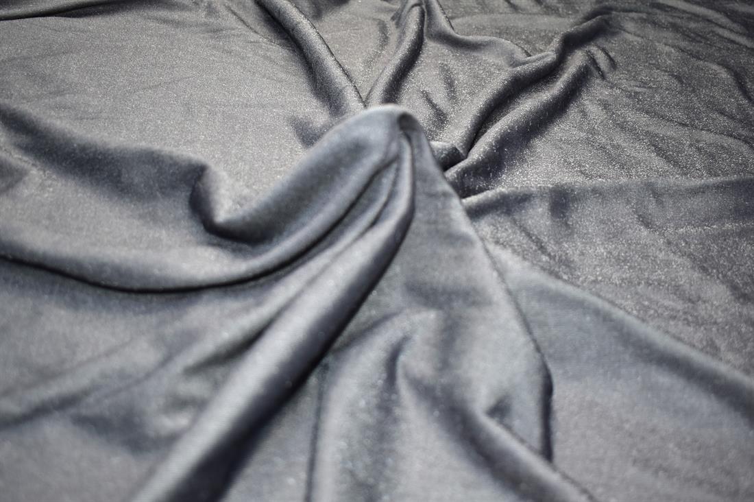Grey Plain Polyester Jersey Fabric
