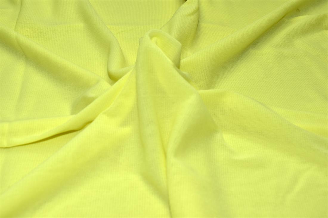 Yellow Plain Polyester Mesh Fabric