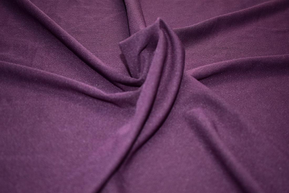 Plum Plain Polyester Mesh Fabric