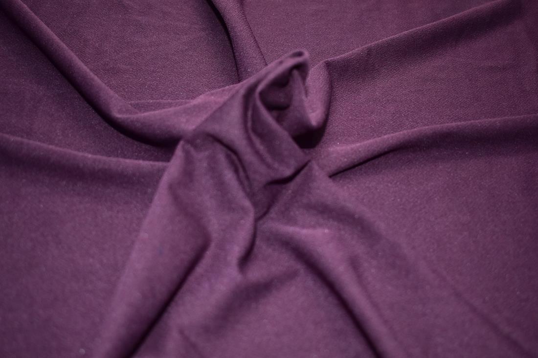 Plum Plain Polyester Mesh Fabric